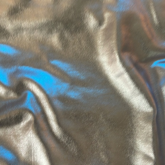 Shein Sliver XS wrap coated mini skirt with functioning buckle has stretch. - Picture 5 of 13